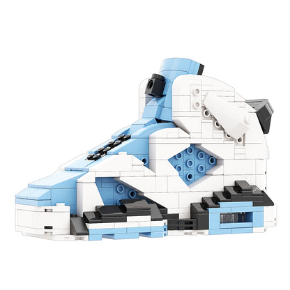 DopestArt. JORDAN 6 UNC WHITE Sneaker Bricks