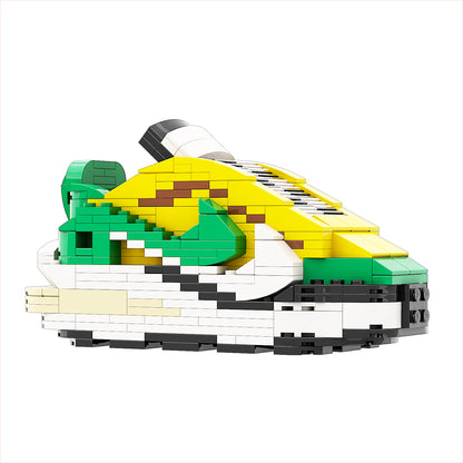 DopestArt. VAPORWAFFLE SACAI TOUR YELLOW STADIUM GREEN Sneaker Bricks