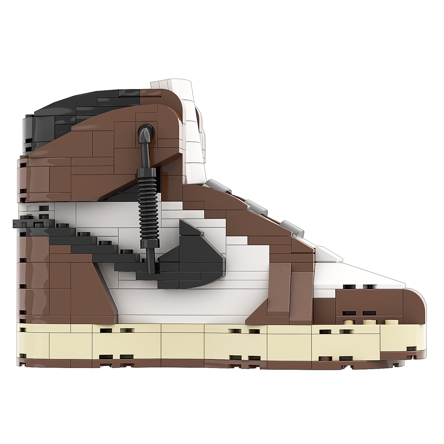 DopestArt. JORDAN 1 HIGH TS MOCHA Sneaker Bricks