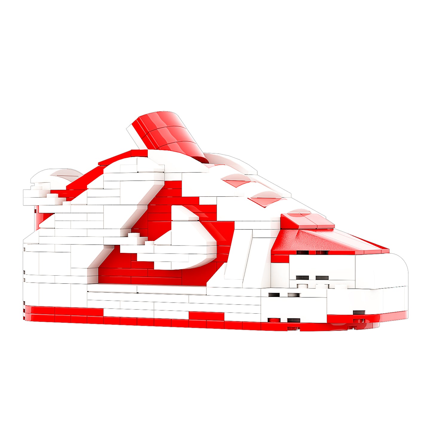 DopestArt. DUNK LOW CHAMPIONSHIP RED Sneaker Bricks