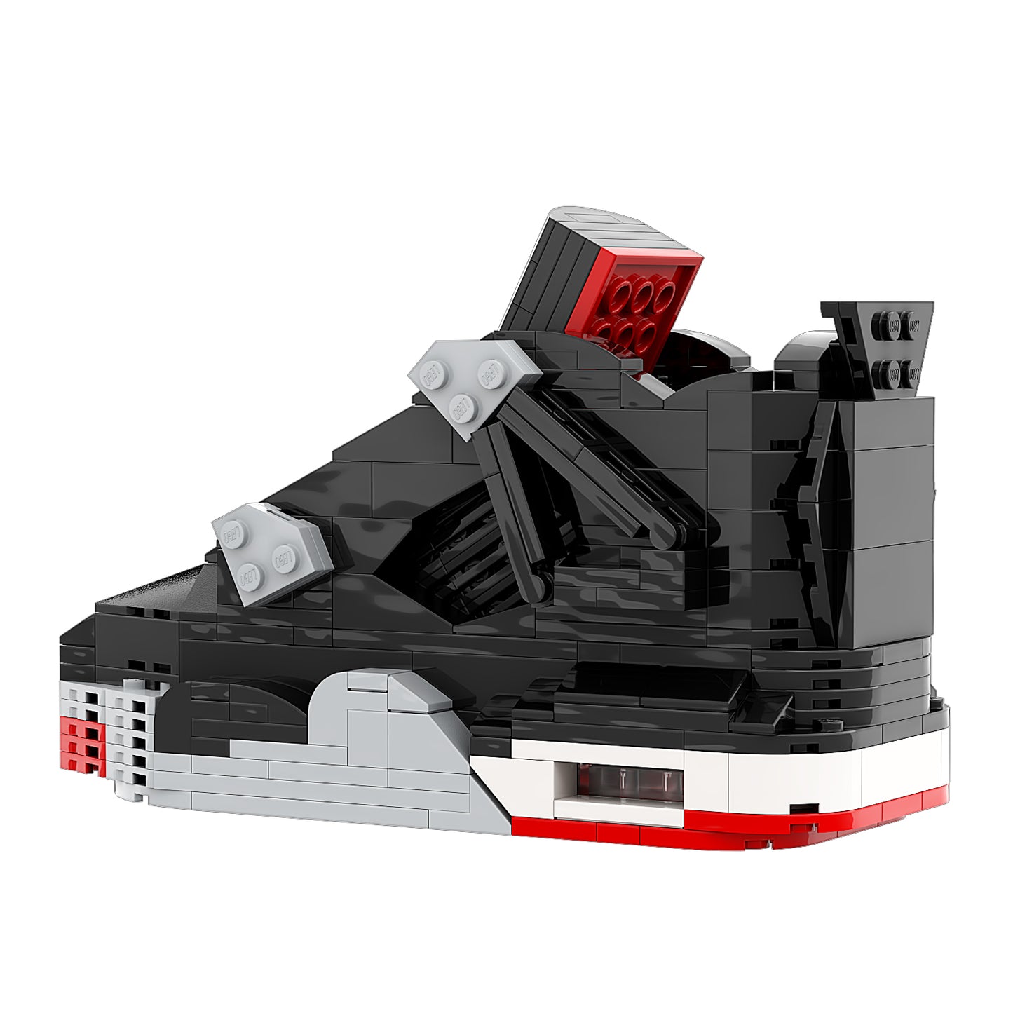 DopestArt. JORDAN 4 BRED Sneaker Bricks