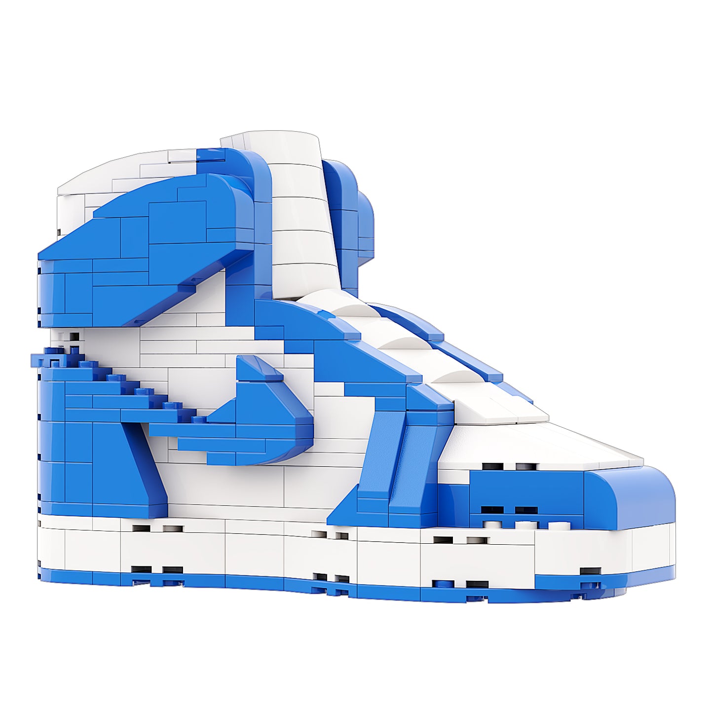 DopestArt. JORADN 1 HIGH UNION LA STORM BLUE Sneaker Bricks