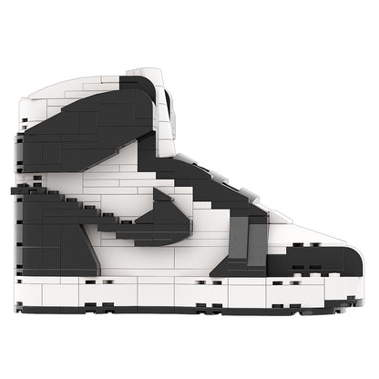 DopestArt. JORDAN 1 HIGH BLACK WHITE Sneaker Bricks