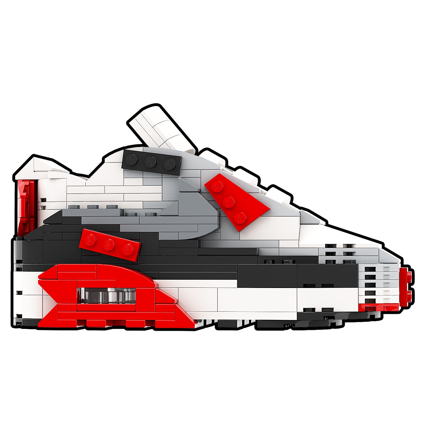 DopestArt. AIR MAX 90 INFRARED Sneaker Bricks