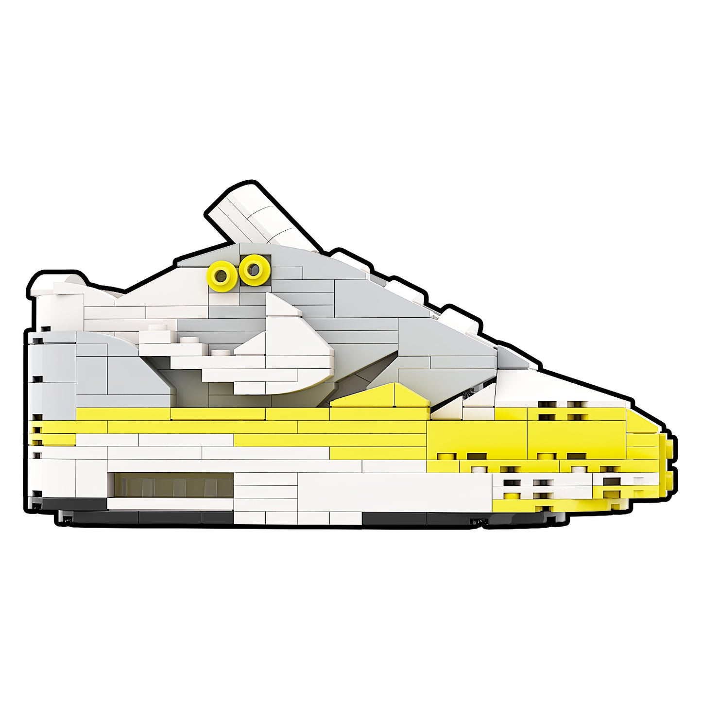 DopestArt. AIR MAX 1 TOUR YELLOW Sneaker Bricks