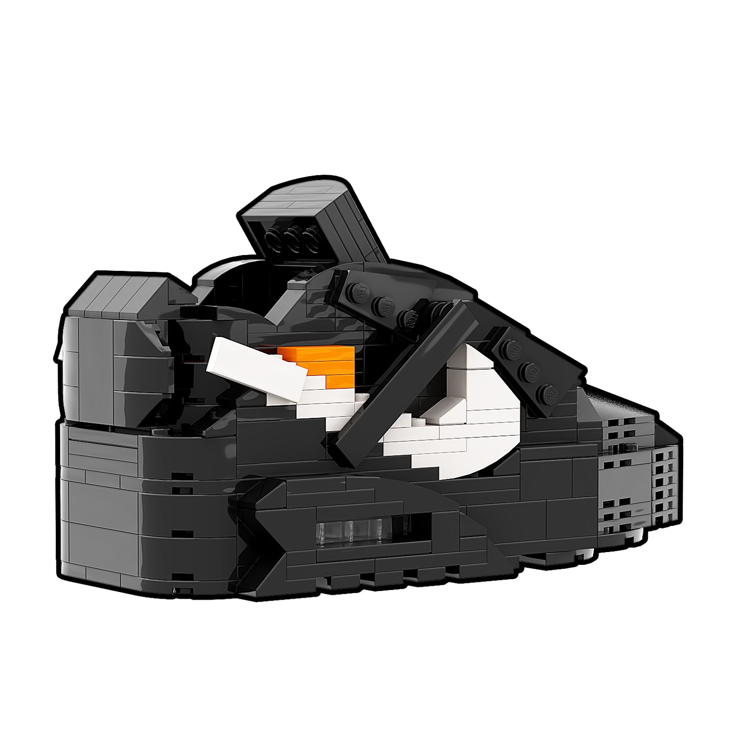 DopestArt. AIR MAX 90 OW BLACK Sneaker Bricks