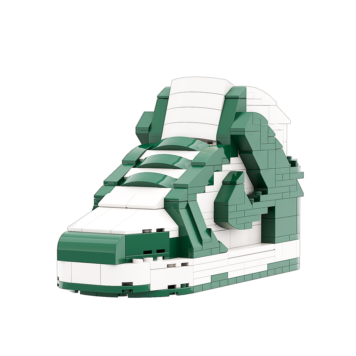 DopestArt. DUNK HIGH SPARTAN GREEN Sneaker Bricks