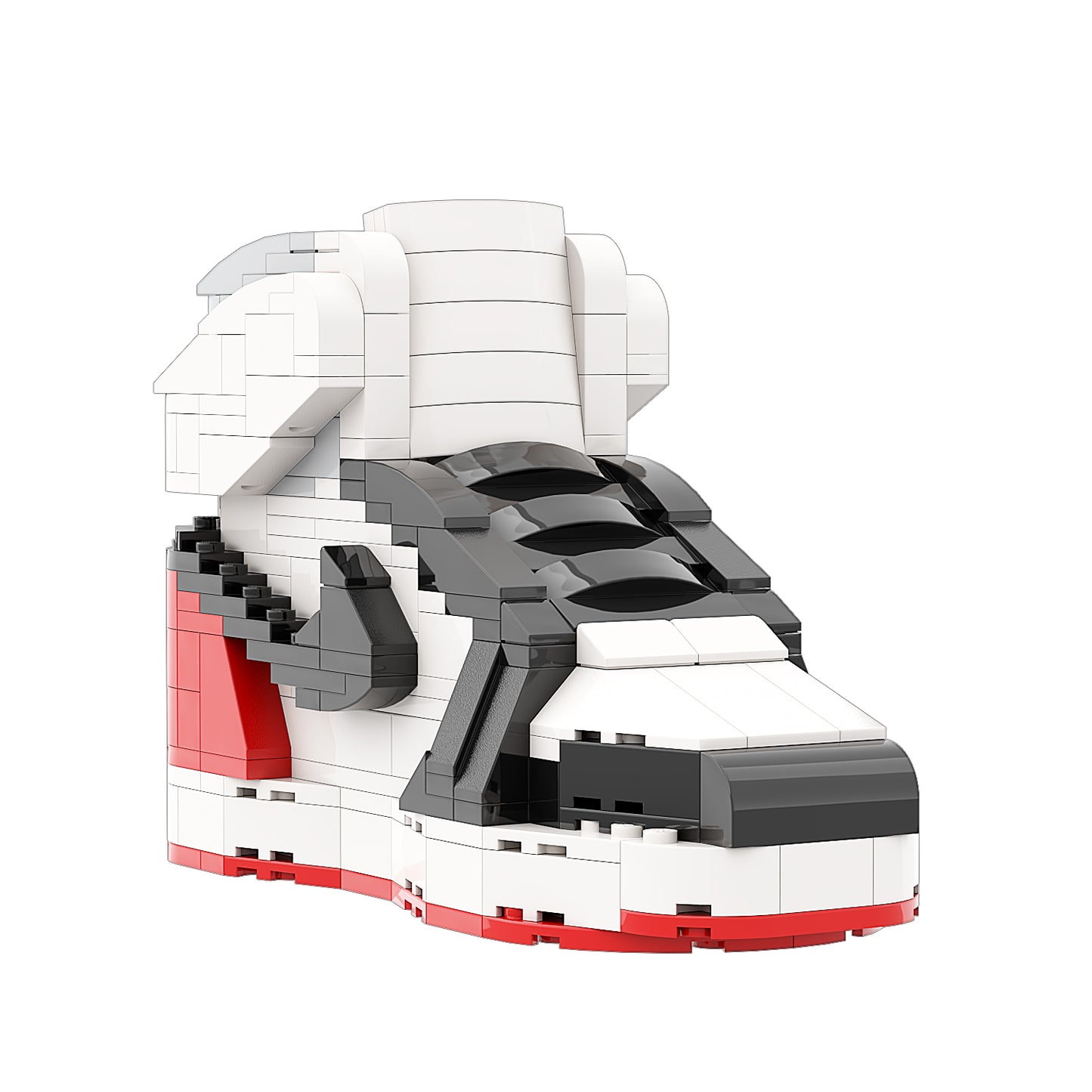 DopestArt. JORADN 1 HIGH UNION LA BLACK TOE Sneaker Bricks