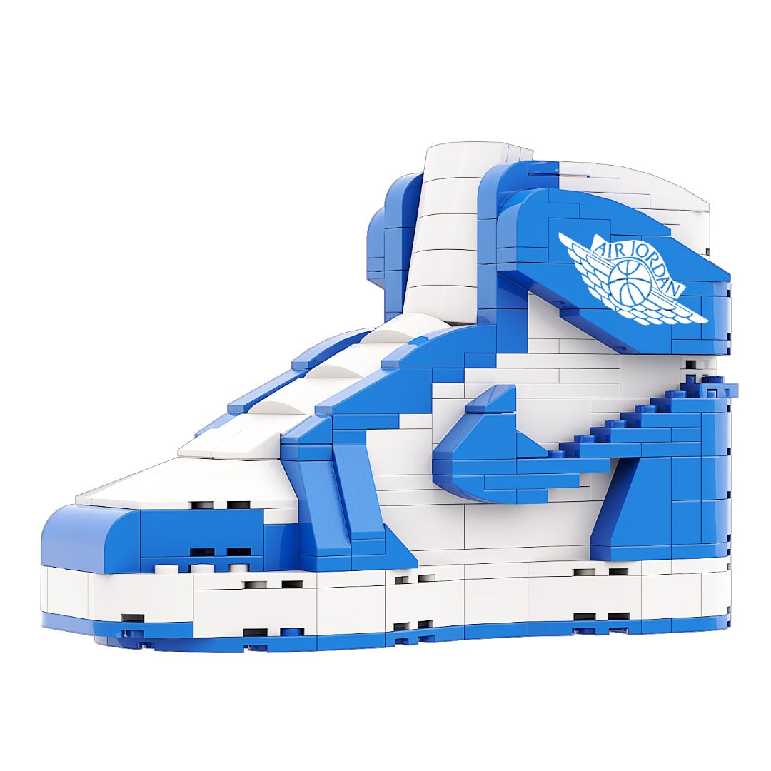 DopestArt. JORADN 1 HIGH UNION LA STORM BLUE Sneaker Bricks