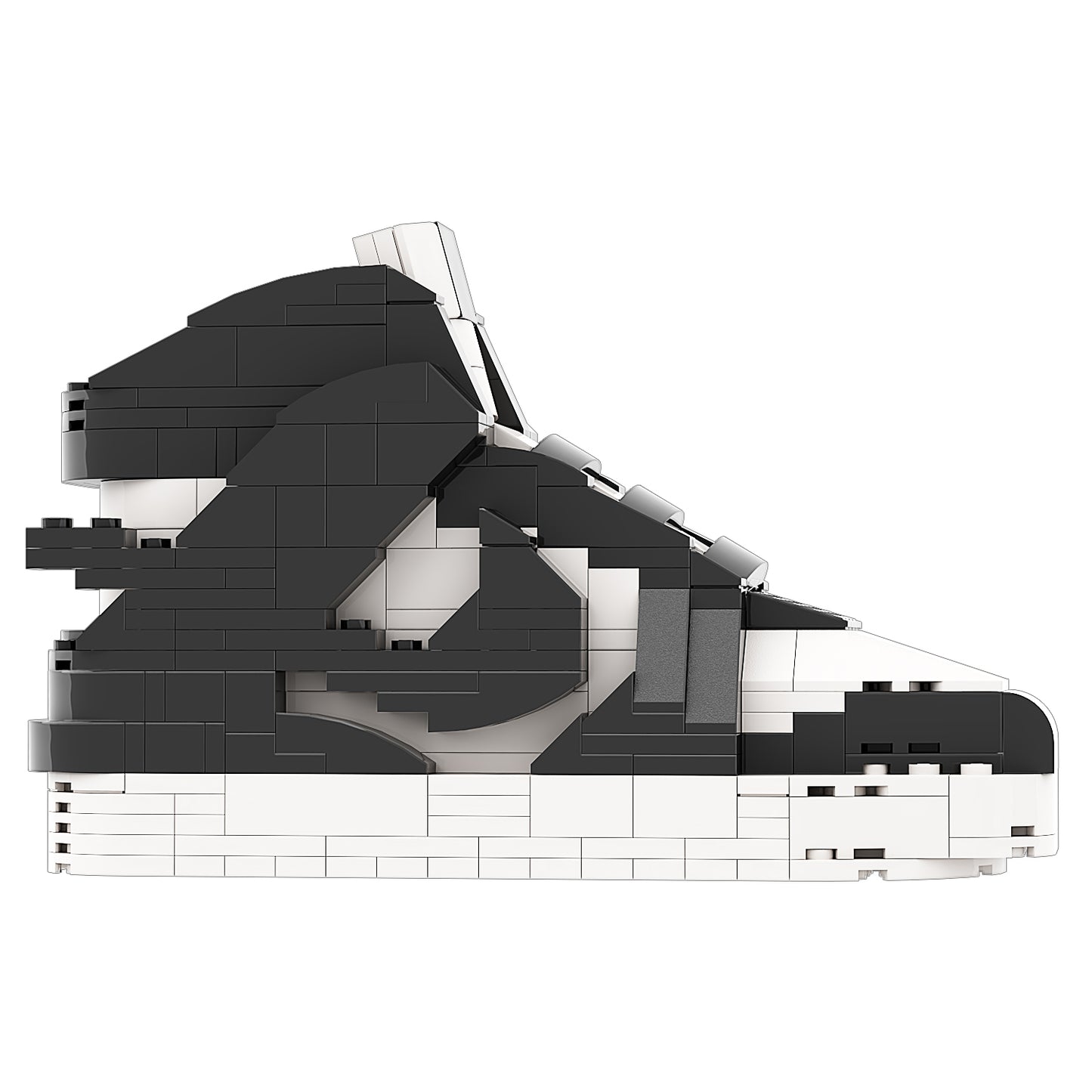 DopestArt. DUNK HIGH AMBUSH BLACK WHITE Sneaker Bricks