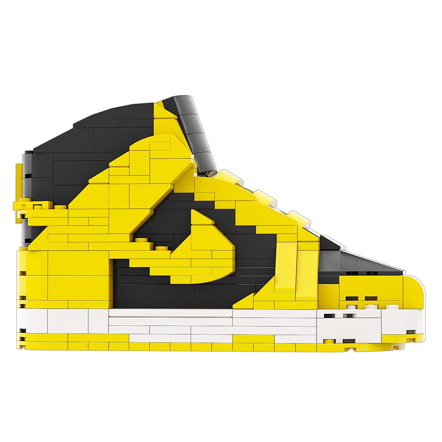 DopestArt. DUNK HIGH BLACK VARSITY MAIZE Sneaker Bricks