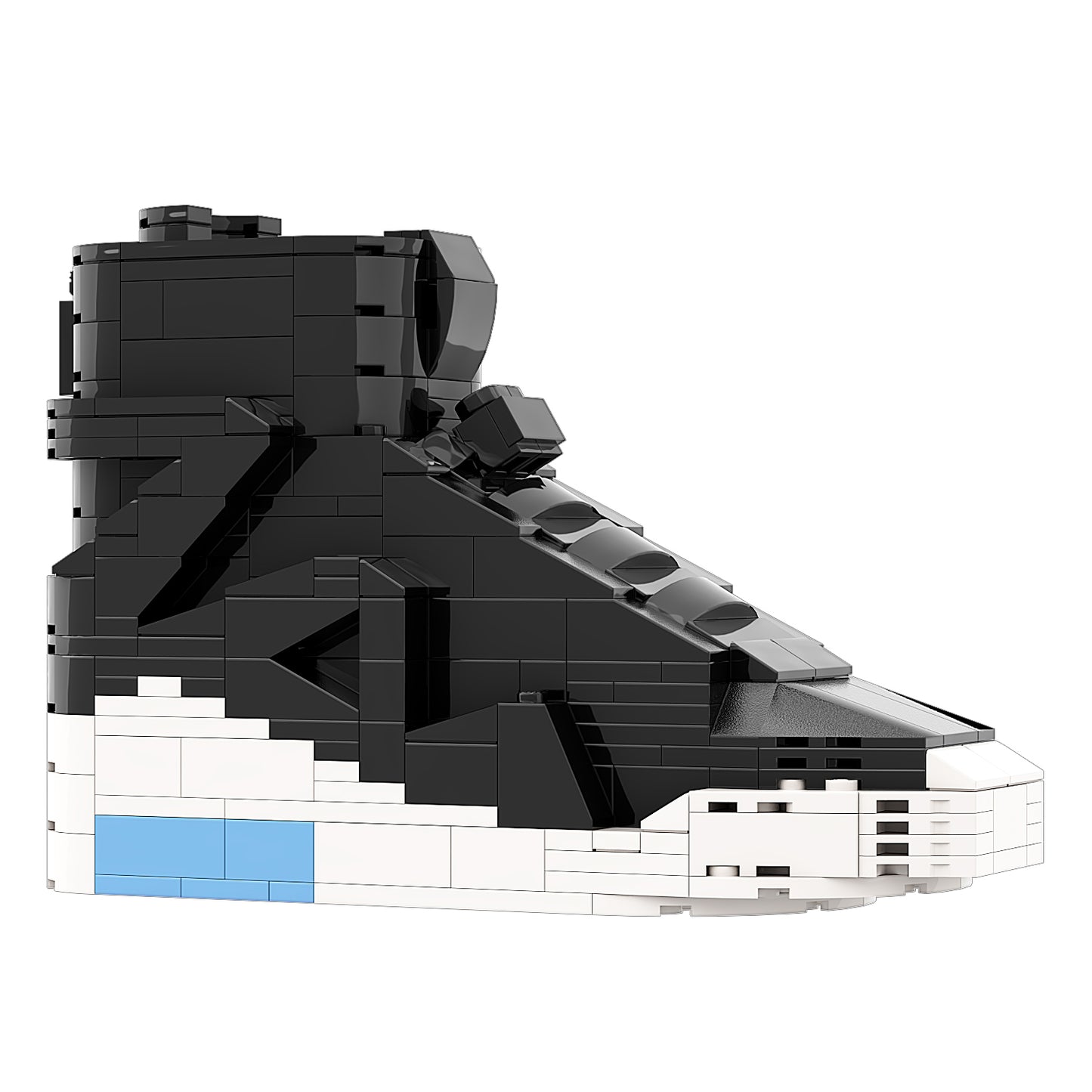 DopestArt. AIR FEAR OF GOD 1 BLACK WHITE Sneaker Bricks