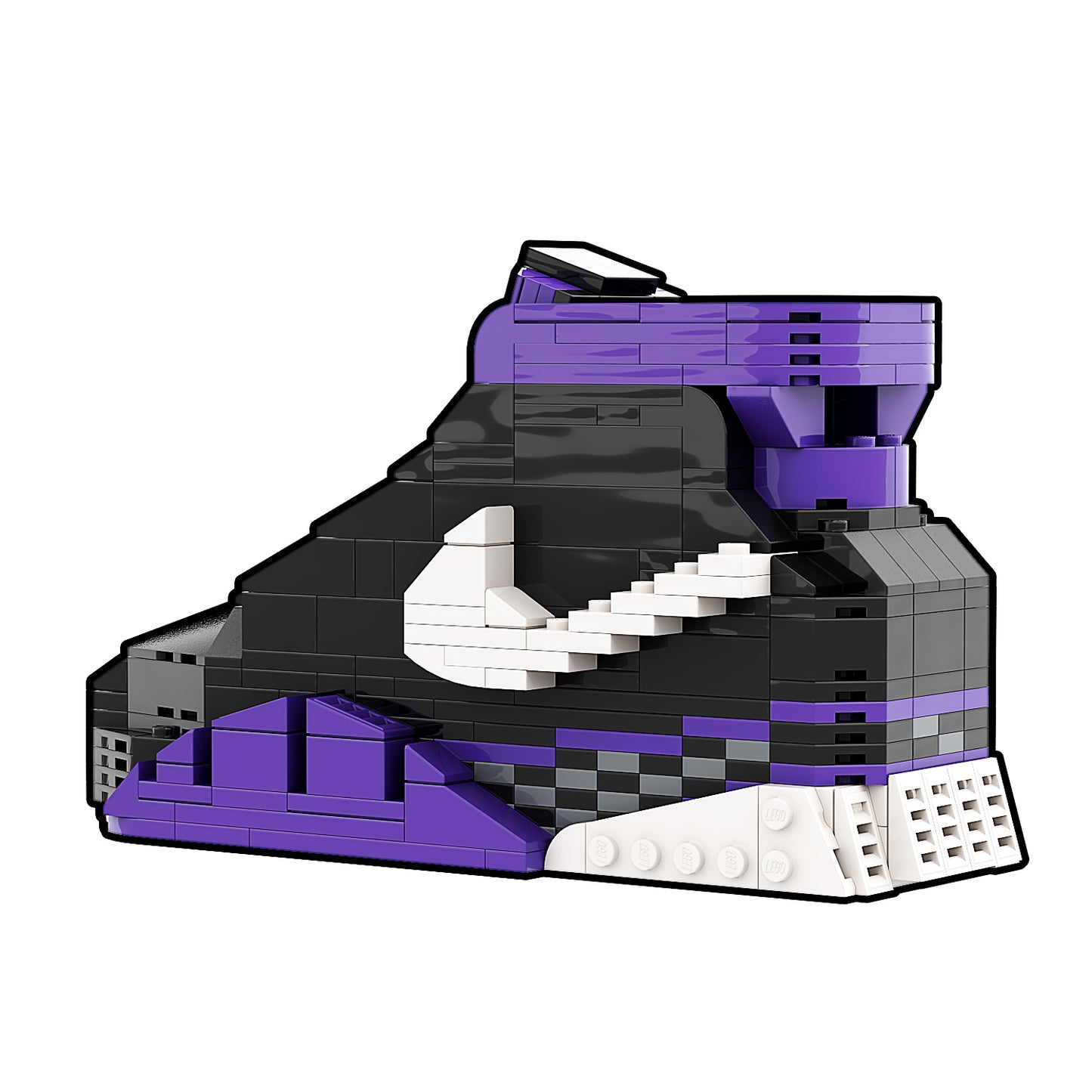 DopestArt. KOBE 1 PURPLE REIGN Sneaker Bricks