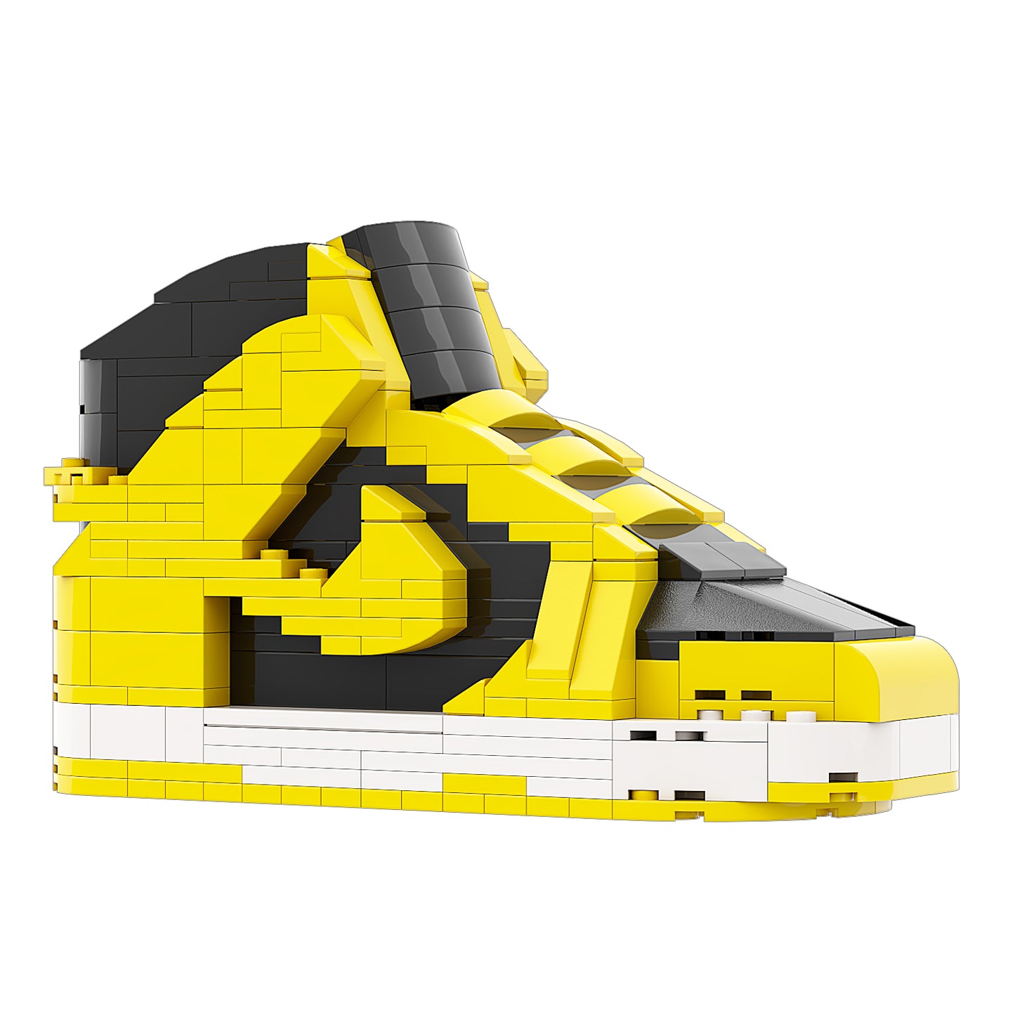 DopestArt. DUNK HIGH BLACK VARSITY MAIZE Sneaker Bricks