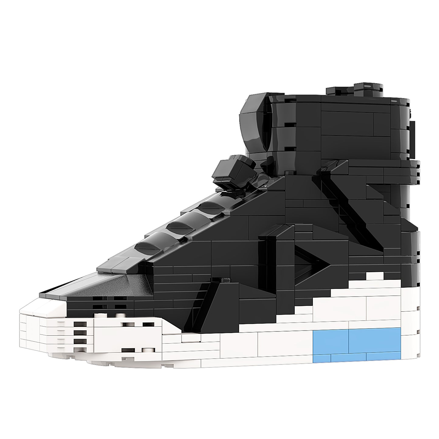 DopestArt. AIR FEAR OF GOD 1 BLACK WHITE Sneaker Bricks