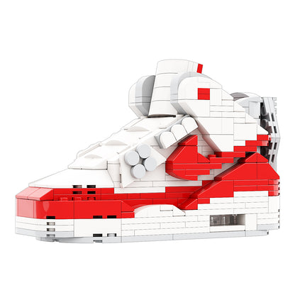 DopestArt. JORDAN 3 TINKER UNIVERSITY RED Sneaker Bricks