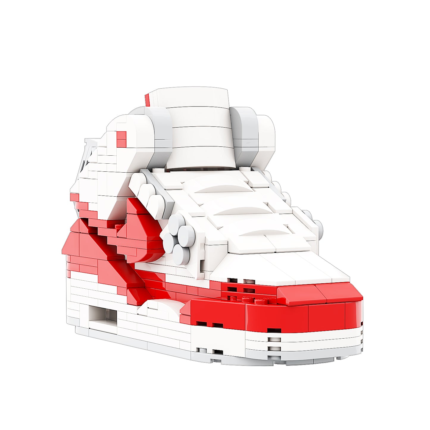 DopestArt. JORDAN 3 TINKER UNIVERSITY RED Sneaker Bricks