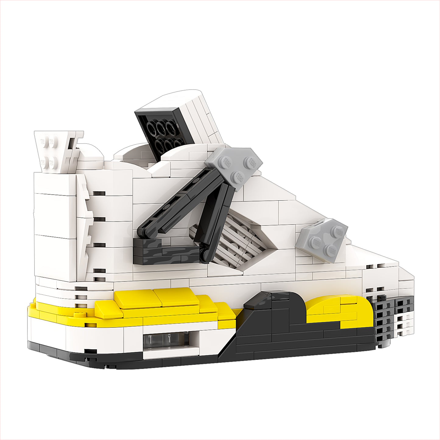 DopestArt. JORDAN 4 TOUR YELLOW Sneaker Bricks