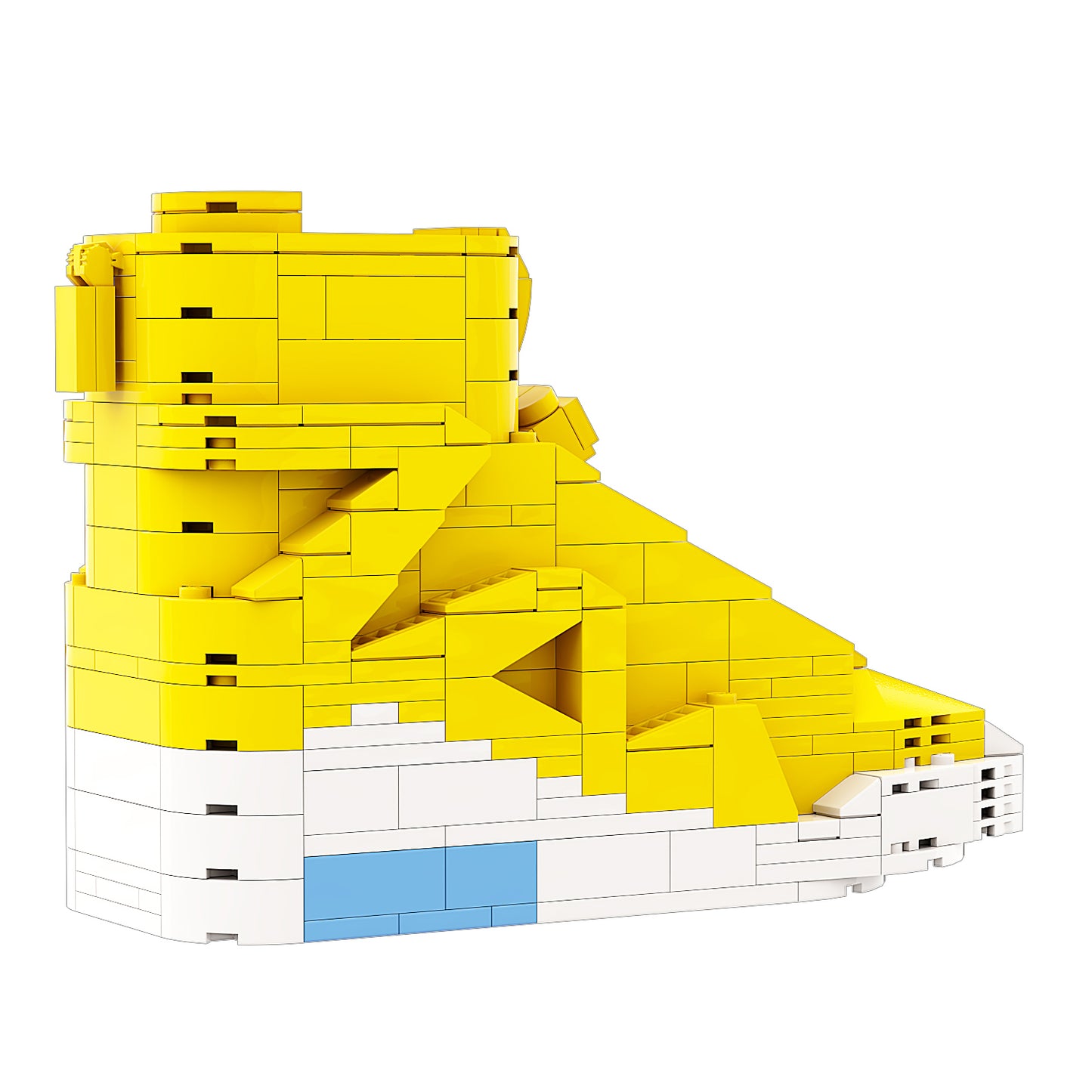 DopestArt. AIR FEAR OF GOD 1 YELLOW F&F Sneaker Bricks