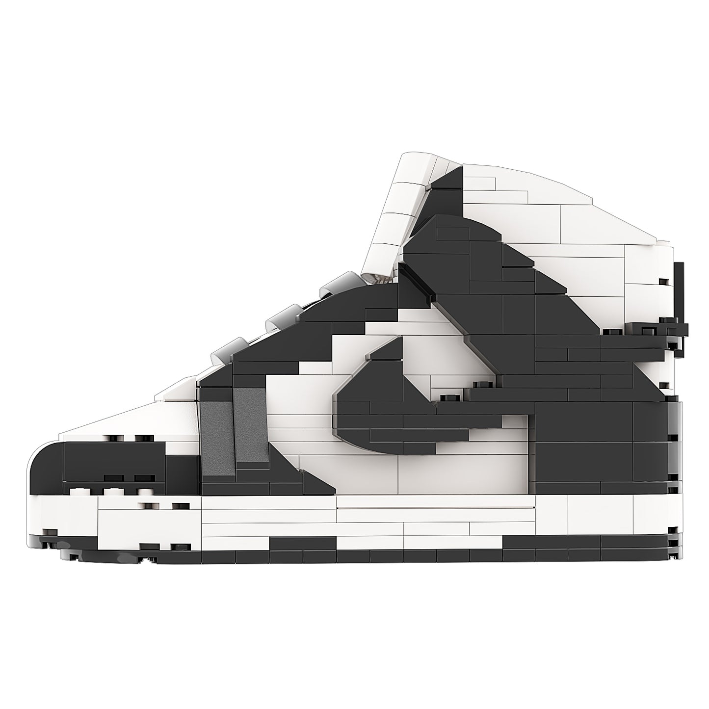 DopestArt. DUNK HIGH PANDA BLACK WHITE Sneaker Bricks