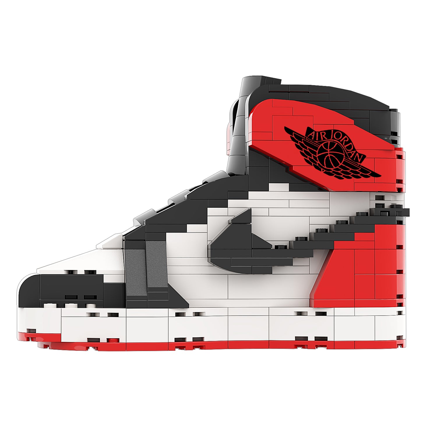 DopestArt. JORDAN 1 HIGH BLACK TOE Sneaker Bricks