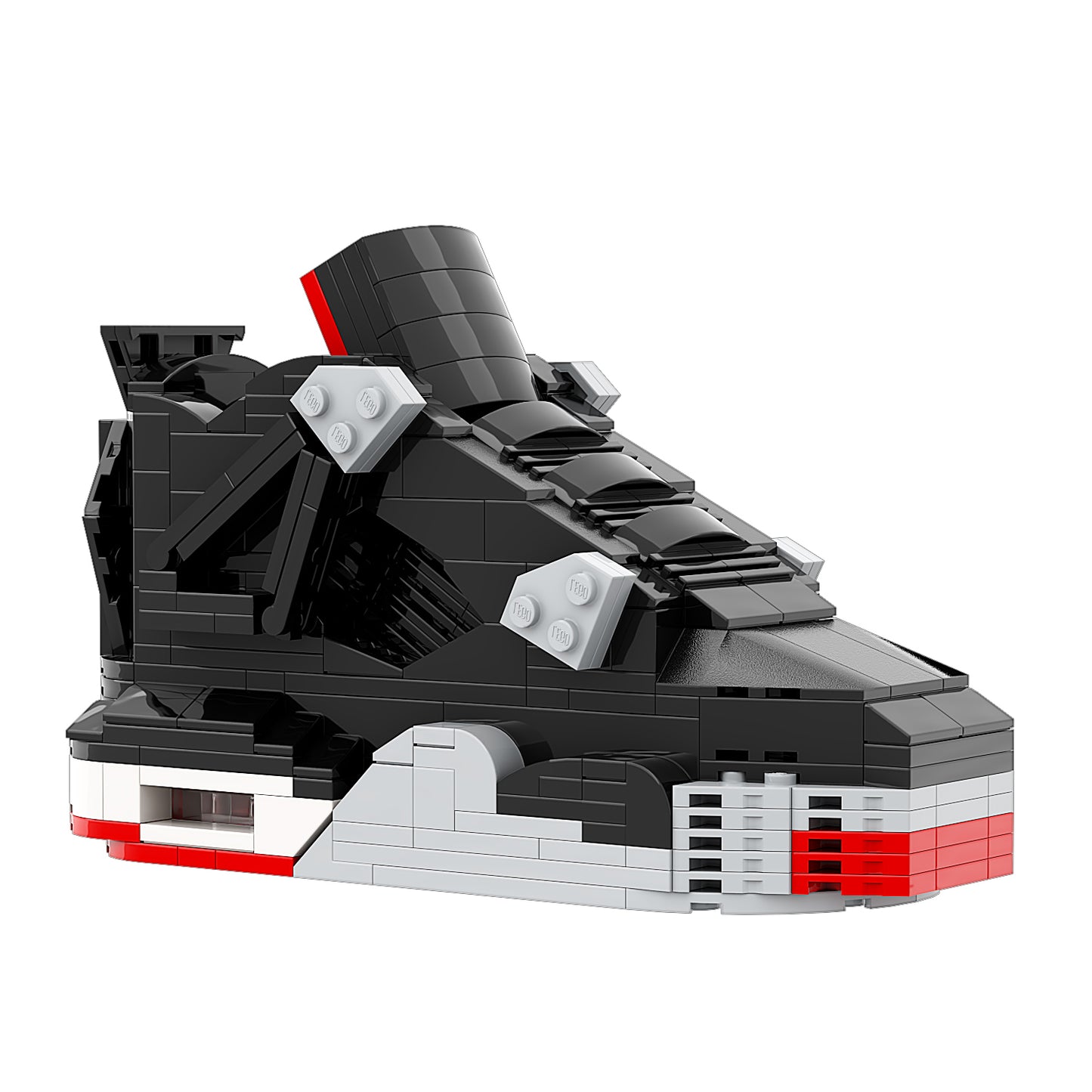 DopestArt. JORDAN 4 BRED Sneaker Bricks