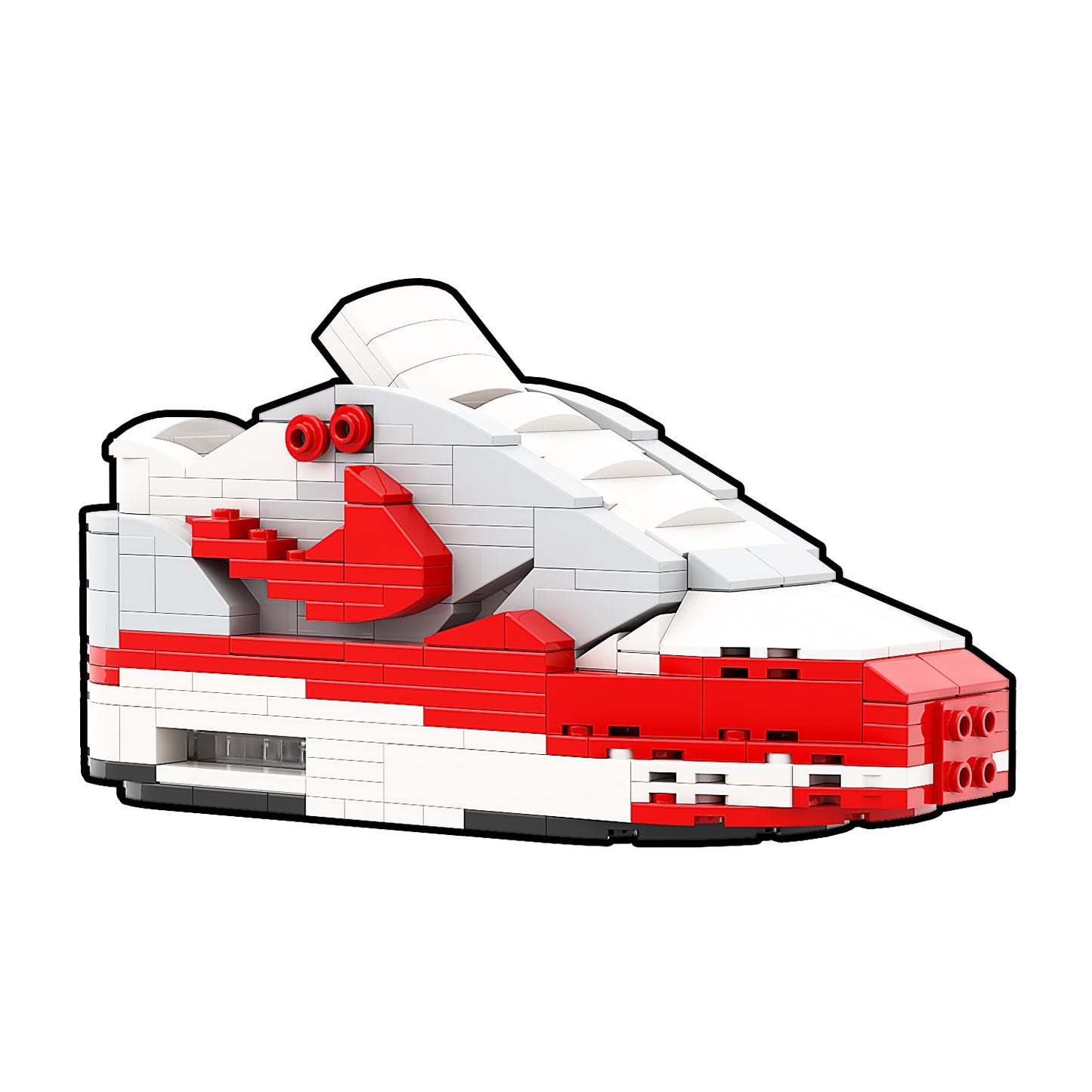 DopestArt. AIR MAX 1 86 OG SPORT RED Sneaker Bricks