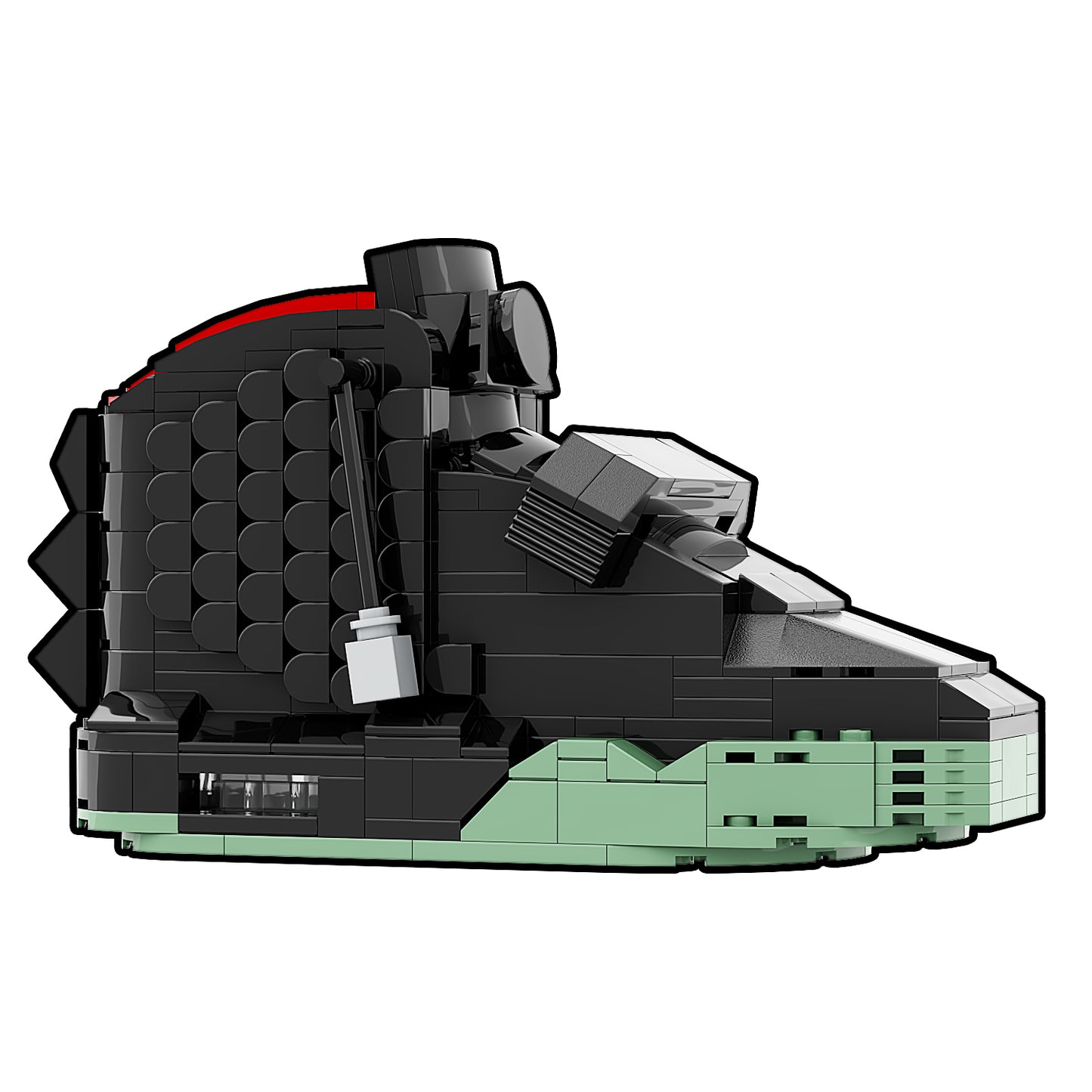 DopestArt. AIR YEEZY 2 SOLAR RED Sneaker Bricks