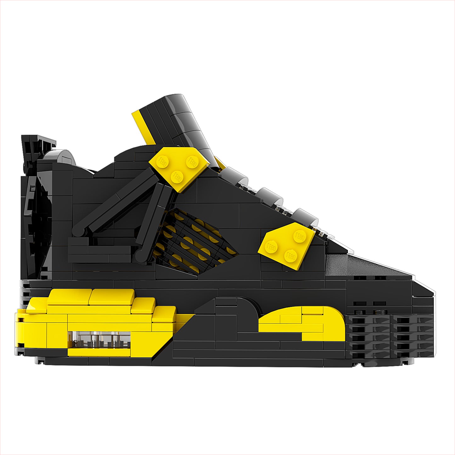 DopestArt. JORDAN 4 THUNDER Sneaker Bricks