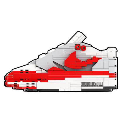 DopestArt. AIR MAX 1 86 OG SPORT RED Sneaker Bricks